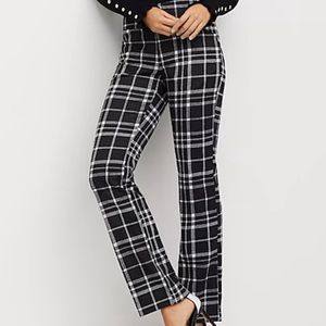 Plaid pull on pants